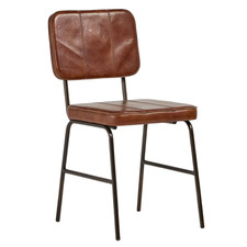 Leather dining chair for sale  HYDE