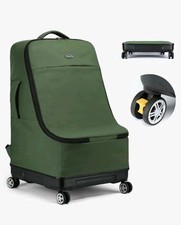Assento de carro bolsa/mochila de viagem rodas giratórias verde verificar medidas MSRP $95 comprar usado  Enviando para Brazil