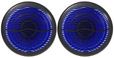 (2) Subwoofers Rockville MS10LB 10" 2400 Watt barco marinho preto 10" com LEDs comprar usado  Enviando para Brazil