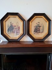 Coppia antiche stampe usato  Montevecchia
