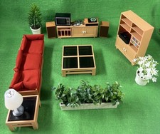 Antigo Tomy Casas Menores Casa de Bonecas Móveis de Sala de Estar Anos 70 Sofá Mesas Estéreo comprar usado  Enviando para Brazil