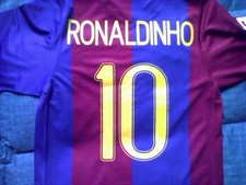 Maglia barcellona ronaldinho usato  Vallo della Lucania