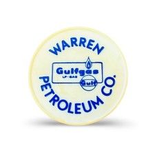 Ímã estilo vintage Gulf - Warren Petroleum Co. 1,5 polegadas Premium Gulfgas comprar usado  Enviando para Brazil