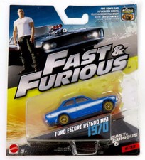 Mini carro Ford Escort RS 1600 MK1 Hot Wheels Fast And Furious Fcf41 1970 em escala 1/55 comprar usado  Enviando para Brazil