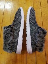 Womens gray faux for sale  Mount Vernon
