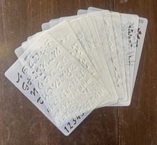 Lot variety stencil for sale  Fountain