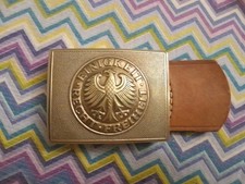 Fibbia cintura bundesmarine usato  Terracina