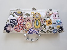 Beaded embroidered cream for sale  COVENTRY