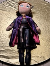 Boneca de Pelúcia Grande Princesa Anna Frozen Licenciada 80cm Aproximadamente Bonita Capa, usado comprar usado  Enviando para Brazil