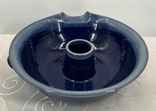 Cerâmica azul Tumbleweed lata de cerveja frango pacote panela de bolo 11" diâmetro comprar usado  Enviando para Brazil