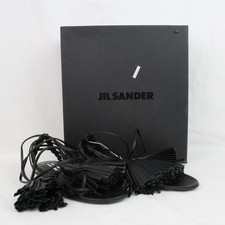 Sandálias de couro borla Jil Sander preto/preto (JS34050A) - Feminino UE 38 comprar usado  Enviando para Brazil