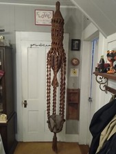 Vtg jute macrame for sale  Cole Camp