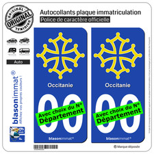 Stickers autocollant plaque d'occasion  Balaruc-les-Bains