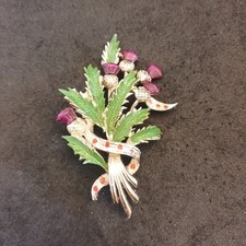 Silver tone brooch for sale  CHESTER