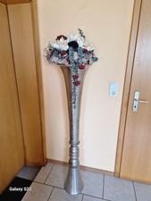 Bodenvase silber deko gebraucht kaufen  Waldems