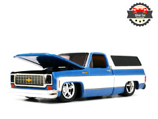 Usado, Camión Chevrolet Cheyenne 1973 10 azul cielo escala limitada coleccionista diecast a escala 1:64 segunda mano  Embacar hacia Argentina