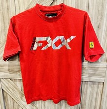 2005 FERRARI FXX T-Shirt Vermelho Brilhante Prata Super Carro de Corrida Pequeno DESLUMBRANTE! comprar usado  Enviando para Brazil