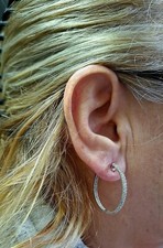 Paire boucles oreilles d'occasion  Antony