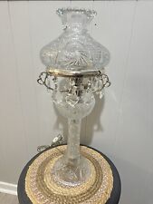 nice crystal 2 table lamps for sale  Evansville