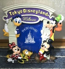 Usado, Suporte para fotos Tokyo Disneyland Mickey Minnie Donald Pluto Pateta Retrô USADO comprar usado  Enviando para Brazil
