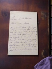 Lettre manuscrite antique d'occasion  Marseille XII