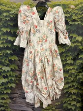 Romantisches vintagekleid flor gebraucht kaufen  Calbe (Saale)