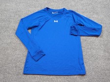 Camisa masculina Under Armour pequena azul manga longa ajuste solto equipamento térmico comprar usado  Enviando para Brazil