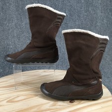 Botas Puma Femininas 6 Zooney Mid Pull On Bota de Inverno Marrom Camurça Couro Flats comprar usado  Enviando para Brazil