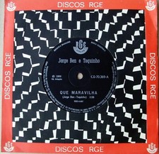 JORGE BEN TOQUINHO Carolina Carol BRAZIL LATIN FUNK 1969 Que Maravilha BRAZIL 7" comprar usado  Enviando para Brazil
