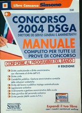 Concorso 2004 dsga usato  Italia