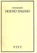 Novissimo digesto italiano. usato  Cambiago