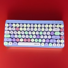 Teclados de computador coloridos Bluetooth portátil UBOTIE, mini compacto sem fio... comprar usado  Enviando para Brazil