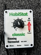 Habistat dimming thermostat for sale  MANCHESTER