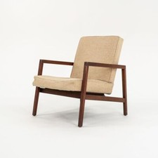 Cadeira Lewis Butler 1960 para Knoll 655 braço em nogueira com almofadas estofadas bronzeadas, usado comprar usado  Enviando para Brazil