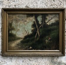 Quadro antico paesaggio usato  Calvizzano