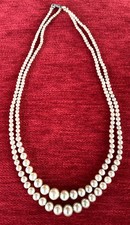 Collier perles double d'occasion  Puy-l'Évêque