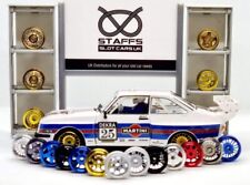 Usado, STAFFS SLOT CARS UK LIGA DE ALUMÍNIO E FAIXA DE RODAS ANODIZADAS VENDIDA PELA WSR3D comprar usado  Enviando para Brazil