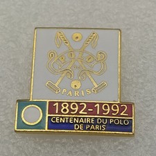 Pin polo centenaire d'occasion Pin polo centenaire d'occasion  France