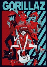 Gorillaz classic poster for sale  LONDON