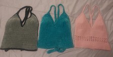 Three crochet halter for sale  Owens Cross Roads