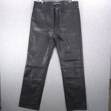 Calça masculina casual motociclista forrada de couro preto Gap Boot Fit 36x34 (35x34), usado comprar usado Calça masculina casual motociclista forrada de couro preto Gap Boot Fit 36x34 (35x34), usado comprar usado  Enviando para Brazil