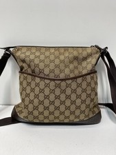 Bolsa tiracolo feminina Gucci bege GG de lona, usado comprar usado  Enviando para Brazil