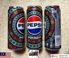 Lata de cola vazia PEPSI ZERO MALÁSIA 320ml 2025 Sarawak GAWAI FESTIVAL Dayak 6" MINHA comprar usado  Enviando para Brazil