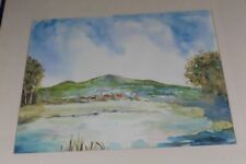 Landschaft dorf hintergrund gebraucht kaufen  Bad Buchau