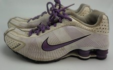 Tênis Nike Shox Youth branco roxo 5Y lavanda  comprar usado  Enviando para Brazil