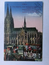 Stara katedra AK Cöln Köln strona południowa 1919 [C836] na sprzedaż  Wysyłka do Poland