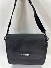 Bolsa TOSHIBA equipamento projetor áudio laptop 12” x 10” x 6” estojo preto comprar usado  Enviando para Brazil