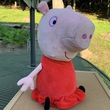 2003 Peppa Pig Jumbo Pelúcia Bicho de Pelúcia Original 19"", usado comprar usado  Enviando para Brazil
