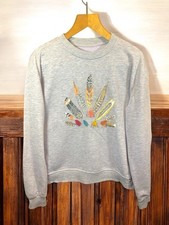 Handarbeit baumwolle sweatshir gebraucht kaufen  Hilden