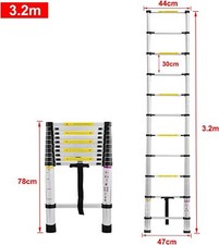Teleskopleiter aluminium spros gebraucht kaufen  Deutschland